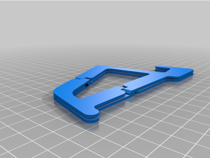 folding stand pneumoman 3d print model - Mito3D