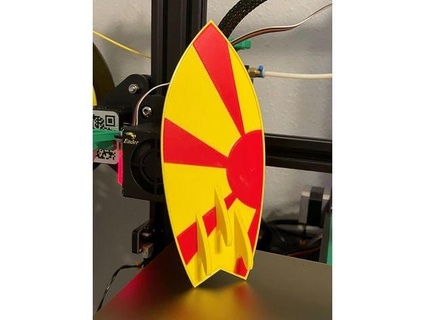 surfboard martellaj 3d print model - Mito3D