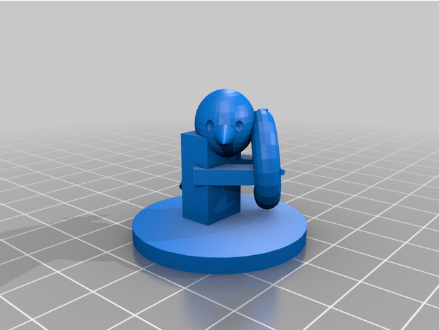 bow goblin curious 3D print model - Mito3D