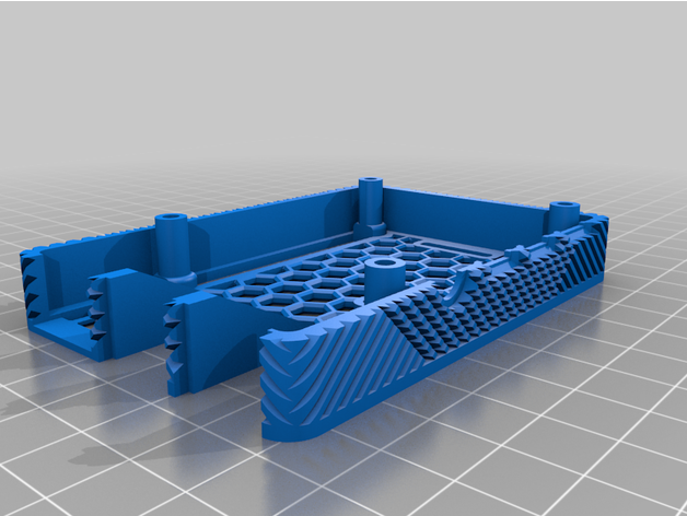 pi4 Astuccio guaina utilizzando m3 viti iniziale 3D print model - Mito3D