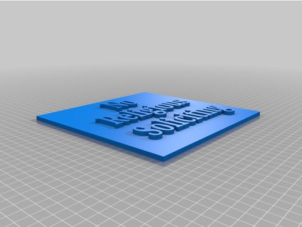 religous soliciting sign ventureverse 3d print model - Mito3D