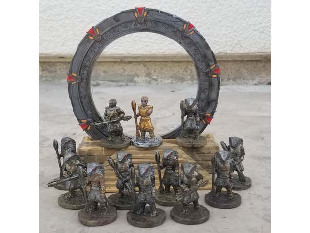 stargate Giaffa sistema signore ellie valchiria 3D print model - Mito3D