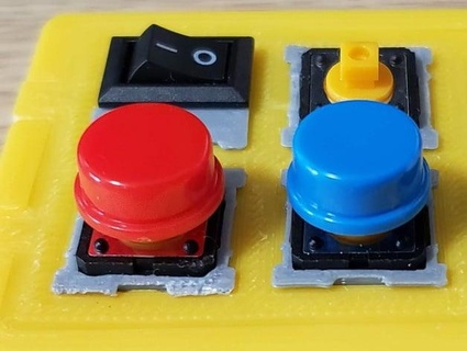 tactile button switch mx adapter blackboots 3d print model - Mito3D