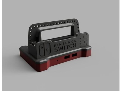 satisfye zengrip pro - nintendo switch dock kirtangl 3d print model - Mito3D
