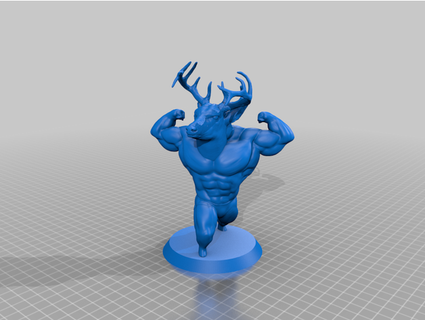 ultra swole erkek geyik taquitosaregoodies 3d print model - Mito3D
