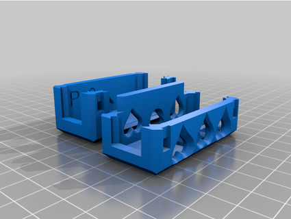 Schlüssel Puzzle Box 150 Rahmen Fall Mantel Clips Brinkbeat 3d print model - Mito3D