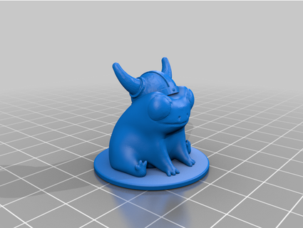 fred grenouille viking adamtkwallace 3d print model - Mito3D