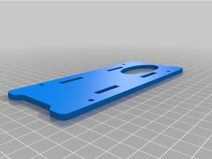 freewing 80mm t33 battery plate sisko68 3d print model - Mito3D