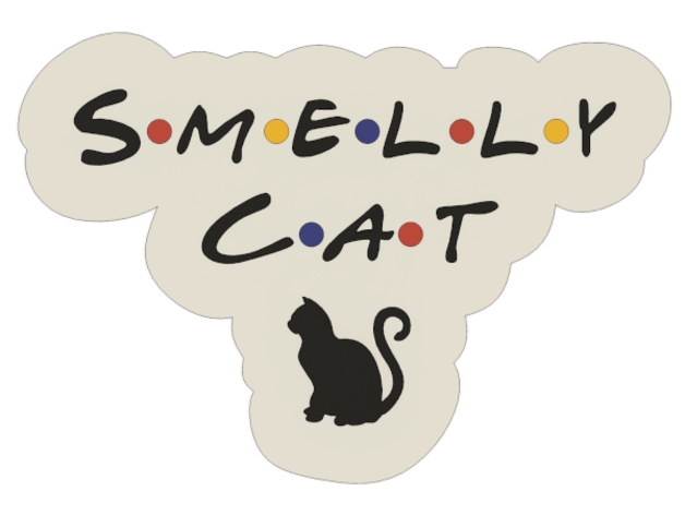 smelly cat sign gverheugd 3D print model - Mito3D