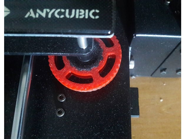 anycubic i3 acople rueda nivel cama caliente profundo 3d 3D print model - Mito3D