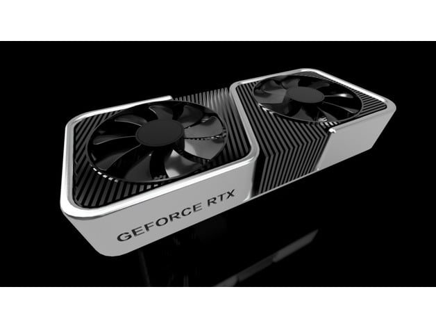 geforce rtx 3060 3070 huellas dactilares 3D print model - Mito3D