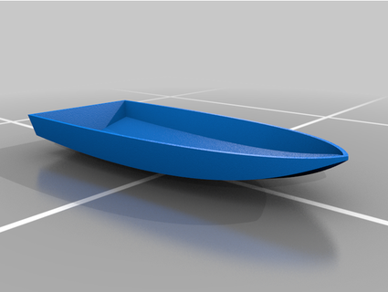mini r c boat - concept draft rev1 jasonsnyder01 3d print model - Mito3D