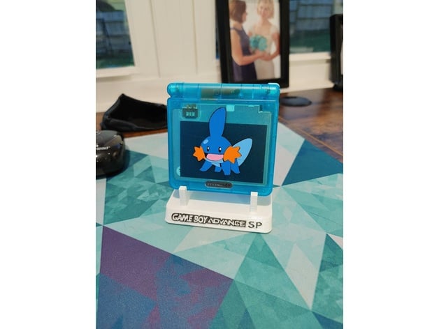 Gameboy avance sp supporter joshnoodles 3D print model - Mito3D