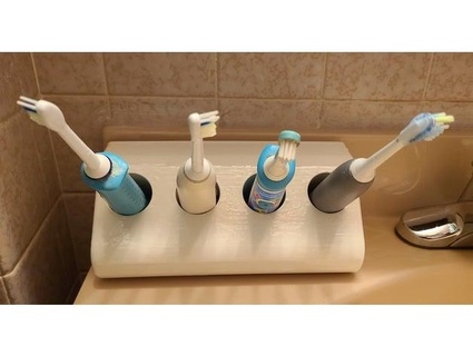 electric toothbrush holder stevealex0 3d print model - Mito3D