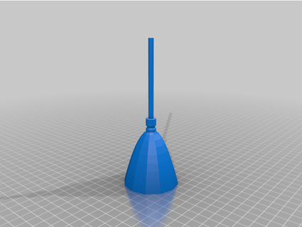 original harry potter broom atlas dakota 3d print model - Mito3D