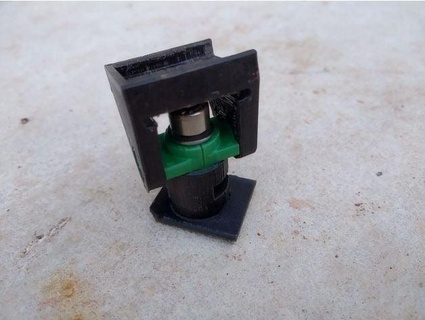 Bruder Katze dreh schwenk adapter Bagger Zubehörteil bob builder 3d print model - Mito3D