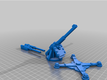 squat thunderfire cannon mk2 mkojiro 3d print model - Mito3D