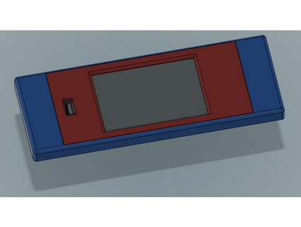 lerdge display panel mount usb connector darwin-de 3d print model - Mito3D