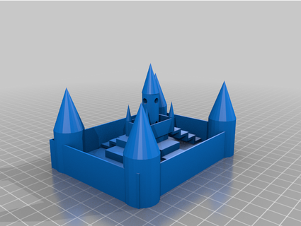 Burg Wasser oder pflanzen Dirksbastelbude 3d print model - Mito3D