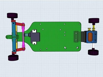 wifi rover - micros framework 3d print model - Mito3D