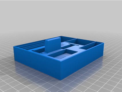 geri gelecek zaman yazı tahtası oyun depolama organizatör ağır 3d print model - Mito3D