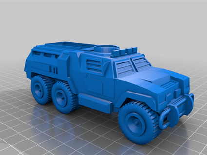 ferro Granadiers ferrão up armored xenomorph636 3d print model - Mito3D