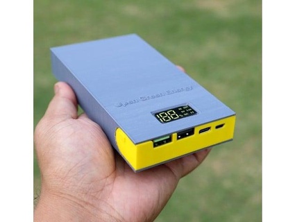 bricolaje diy 18650 type c USB banco energía abierta 3d print model - Mito3D
