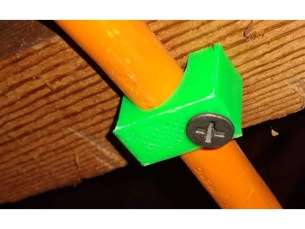 soltero tornillo cable abrazadera grueso redondo hemaglota 3D print model - Mito3D