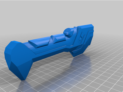 vaillant glitchpop dague spoopydon 3d print model - Mito3D