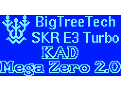 anycubic méga zéro 20 marlin 20x firmware btt skr e3 turbo planche vagabond 3d print model - Mito3D