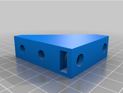 1u grille monter support cage écrou remix teque5 3d print model - Mito3D