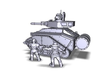 light tank scorpion karskin 3d print model - Mito3D