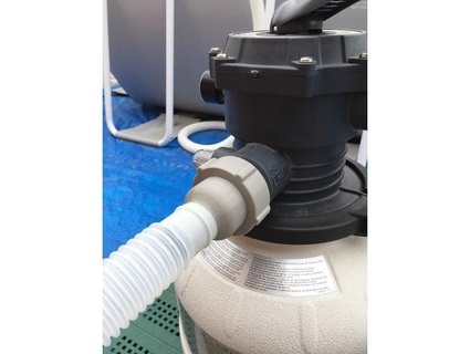 32 mm drain adapter - intex pump donald 3d print model - Mito3D