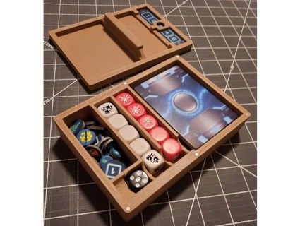 warcaster stowage box tracker sgtbeltfed 3d print model - Mito3D