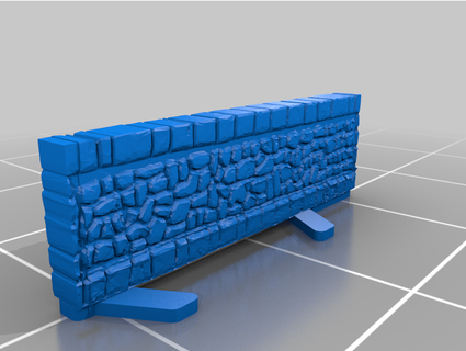 continuous hex wall conklins 3d print model - Mito3D