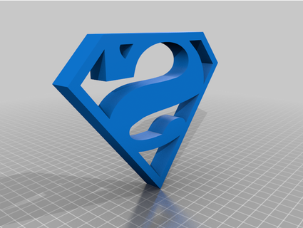 superman stand fryz10 3d print model - Mito3D