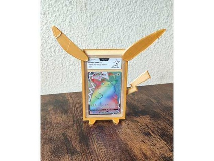 support pca card pokemon pikachu braindegeek 3d print model - Mito3D