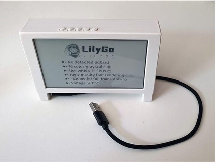 lilygo t5-4 7 inch eink epaper display housing 3dmath 3d print model - Mito3D
