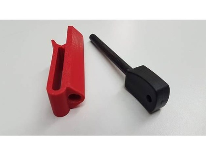 ferrocerium ferro rod belt sheath agmcmll 3d print model - Mito3D
