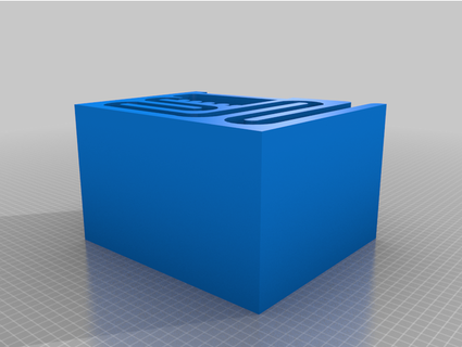 labyrinthe étagère livres orateur cabinet davebpe 3d print model - Mito3D