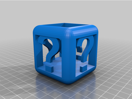 question cube airsoftarenauk 3d print model - Mito3D