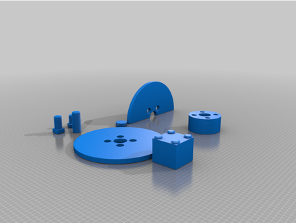 patio parapluie table disneydave 3d print model - Mito3D