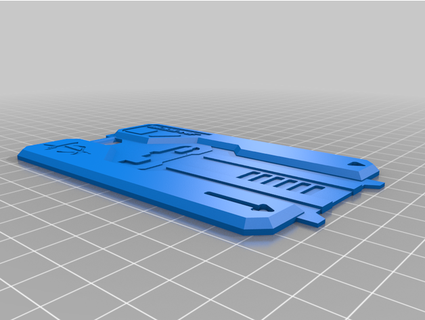 doom keycard remix smaller daily use version ractuscactus 3d print model - Mito3D