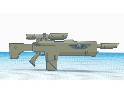 tenente las blaster fabrica 3d print model - Mito3D