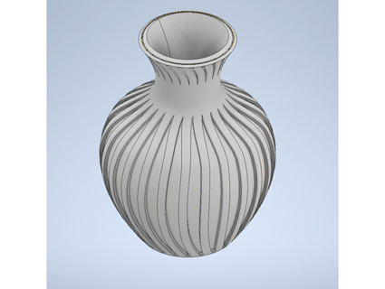 Spiral Vase v3 phoenix0259 3d print model - Mito3D