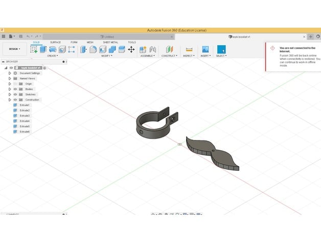 bisikle gidon aktasezgin 3D print model - Mito3D