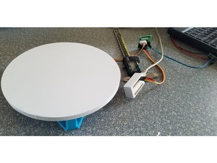 3d scanner table - redesign shmoee 3d print model - Mito3D