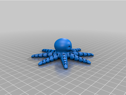 octopus drewbee 3d print model - Mito3D