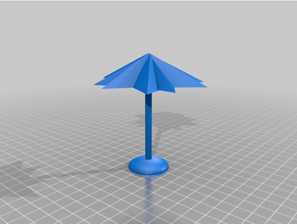 parapluie Dirksbastelbude 3d print model - Mito3D
