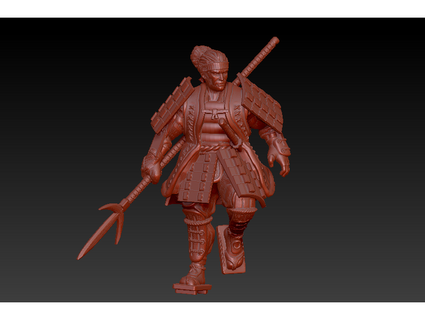 samurai armour yari haori gabriele88 3d print model - Mito3D